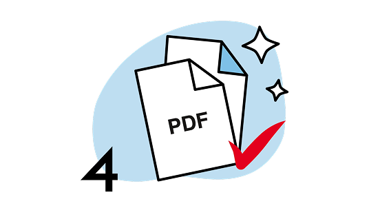 Finales Layout erhalten